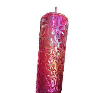 New Starbucks Crystal Pink Multicolor Tumbler Cup